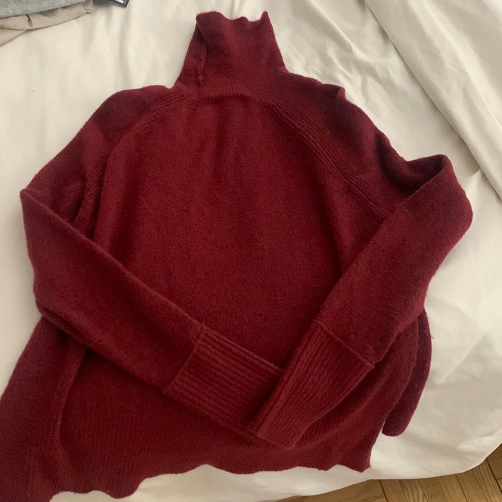 Soft cozy j crew turtle neck over sized sweater! New with tags
